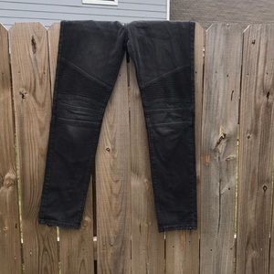 Slim Fit Biker Jeans